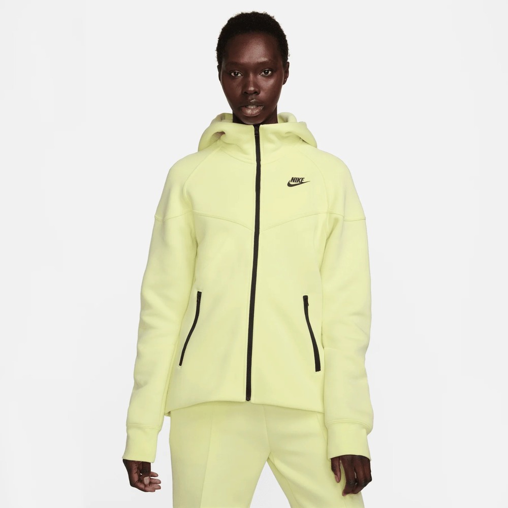 Nike Sportswear Tech Fleece Windrunner Full Zip Hoodie Luminous Green Women's XS
